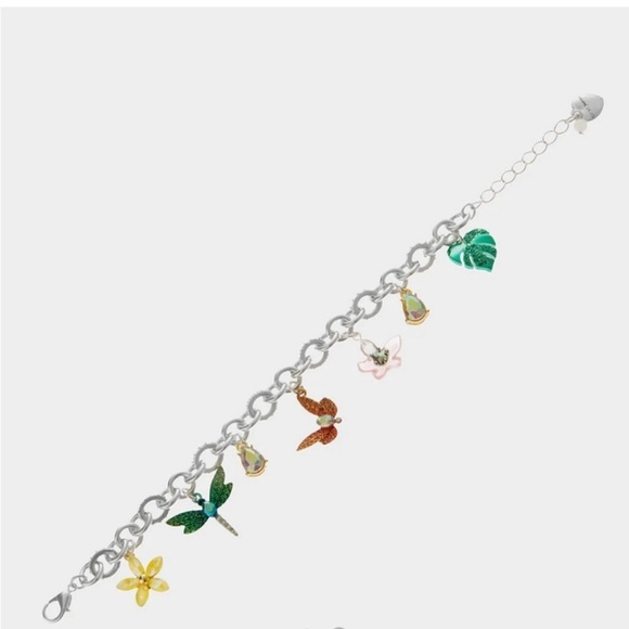 Betsey Johnson Garden Glam Dragonfly Garden Charm Multi Bracelet - Picture 4 of 6